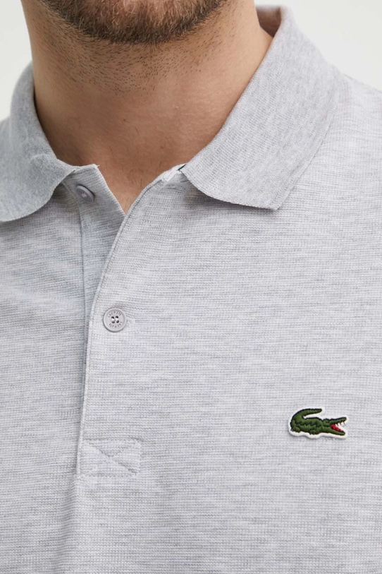 Polo majica Lacoste DH0783 siva