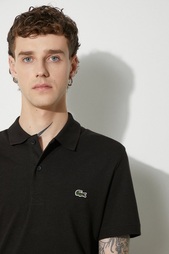 Polo majica Lacoste DH0783 crna