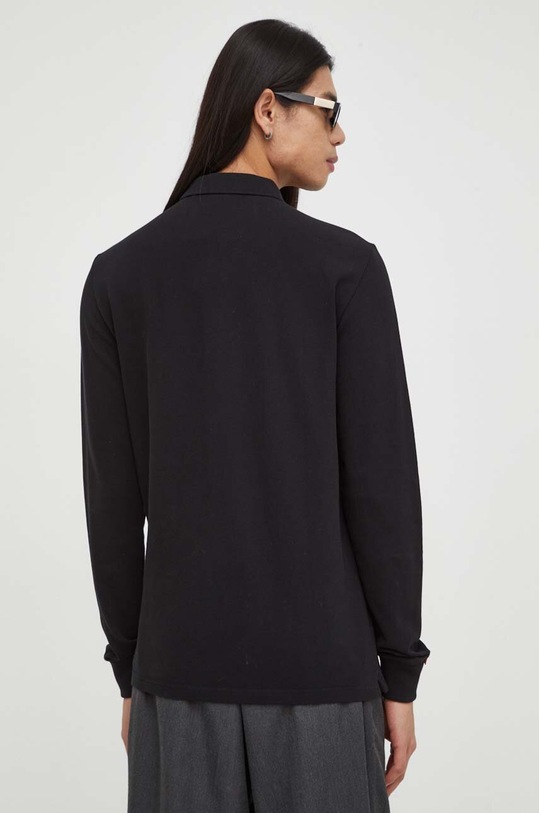 Superdry longsleeve bawełniany czarny M1110380A.02A