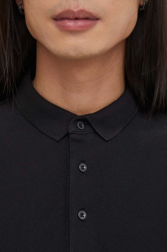 Superdry longsleeve bawełniany M1110380A.02A czarny