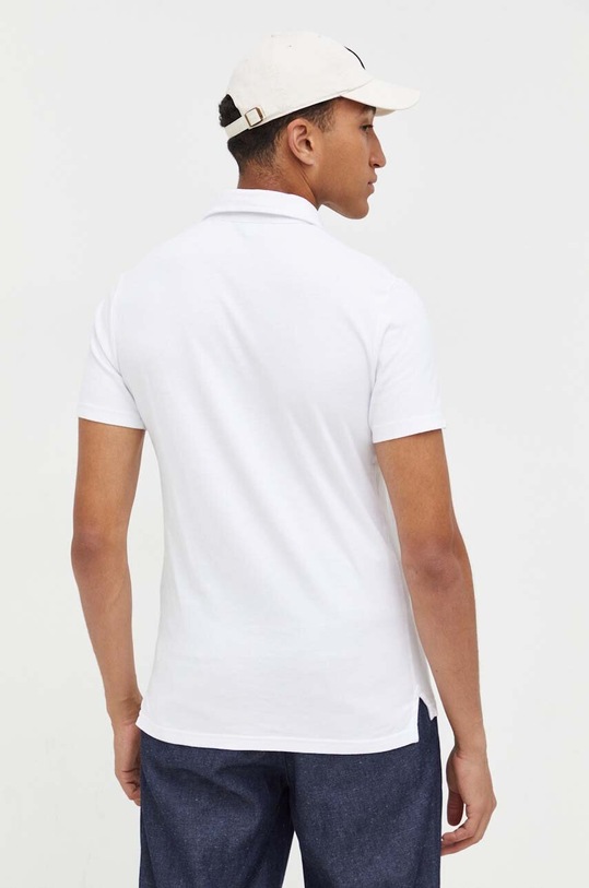 Odzież Superdry polo bawełniane M1110323A.01C biały