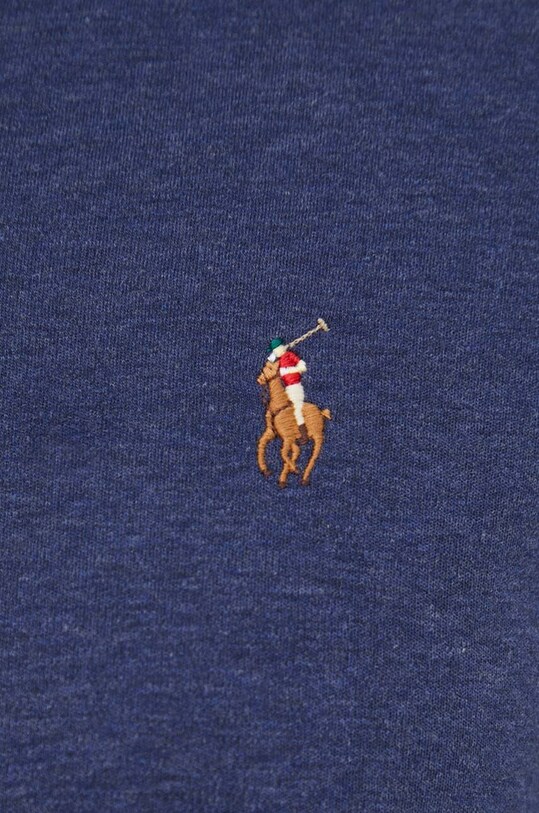 Βαμβακερή μπλούζα με μακριά μανίκια Polo Ralph Lauren 710671785 μπλε