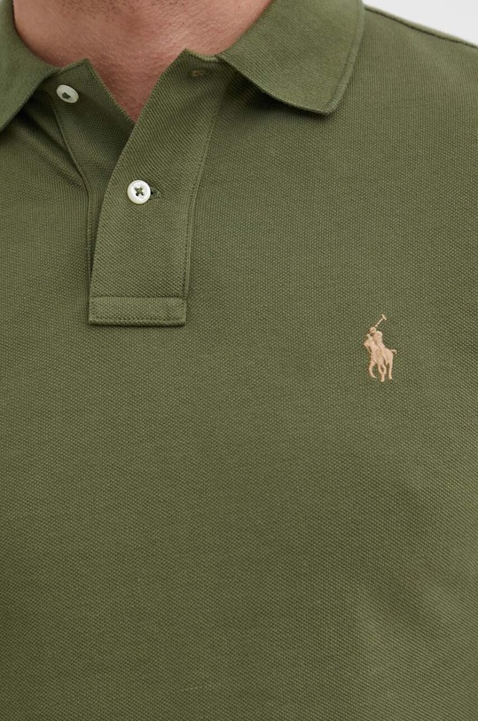 Polo Ralph Lauren longsleeve din bumbac 710681126 verde