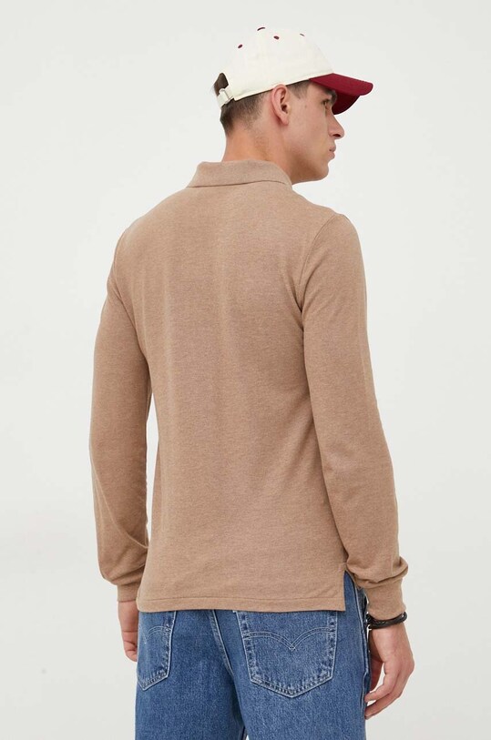 Oblačila Bombažna majica z dolgimi rokavi Polo Ralph Lauren 710681126 rjava