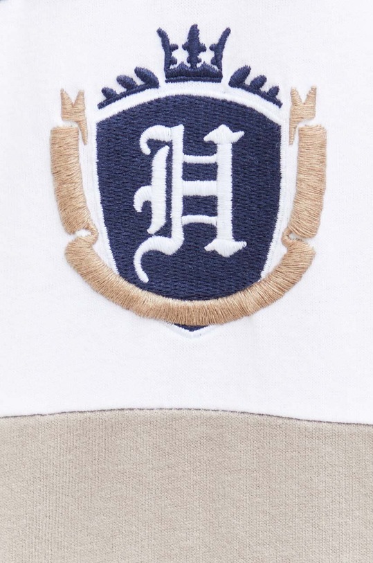 Hollister Co. longsleeve bawełniany KI324.3187.409 brązowy