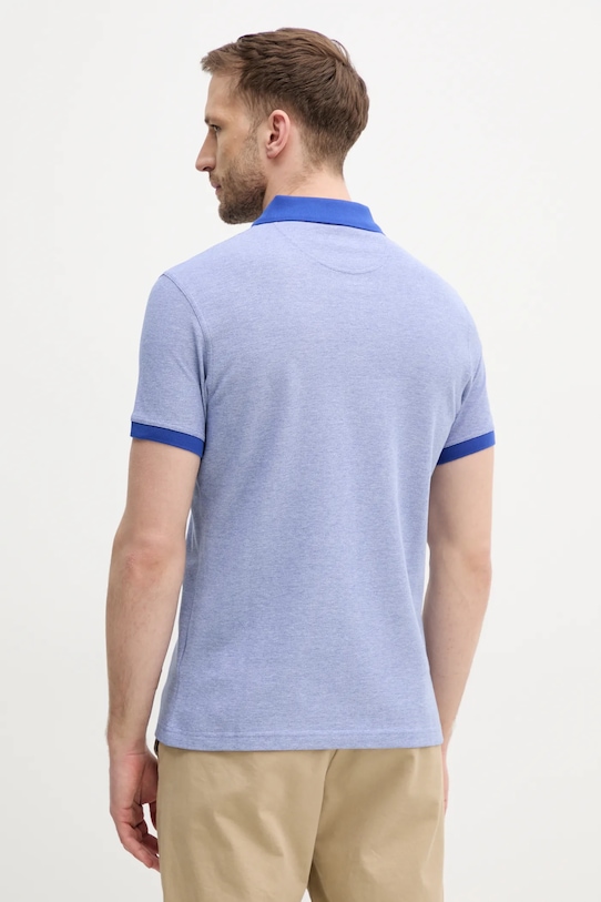 Ρούχα Βαμβακερό μπλουζάκι πόλο Barbour MML0628 μωβ