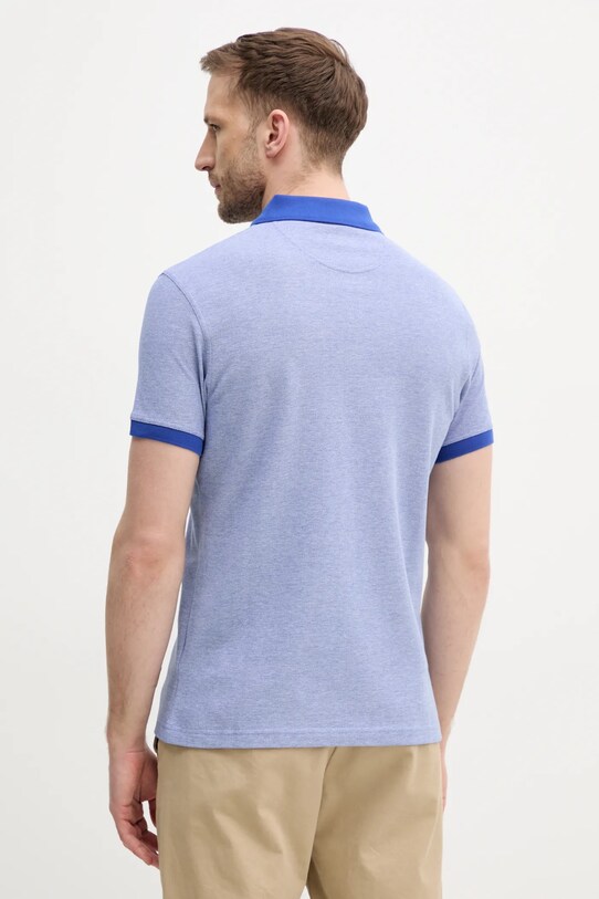 Одяг Бавовняне поло Barbour MML0628 фіолетовий