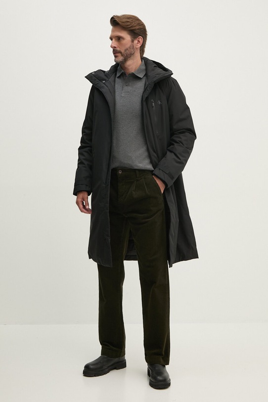 Βαμβακερή μπλούζα με μακριά μανίκια Barbour MML0705 γκρί AA00