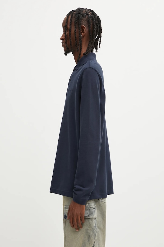 Хлопковый лонгслив Barbour MML0705 тёмно-синий AA00