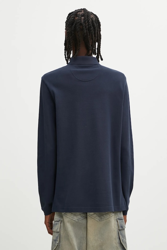 Одежда Хлопковый лонгслив Barbour MML0705 тёмно-синий