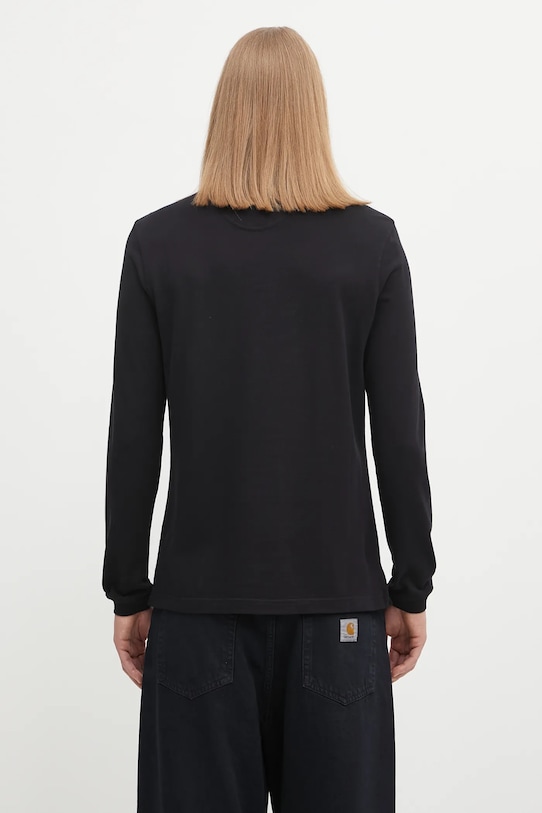 Clothing Barbour cotton longsleeve top MML0705 black