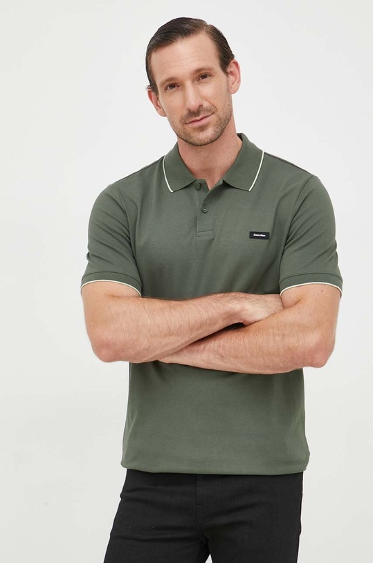 Calvin Klein polo K10K111869 zielony AW23