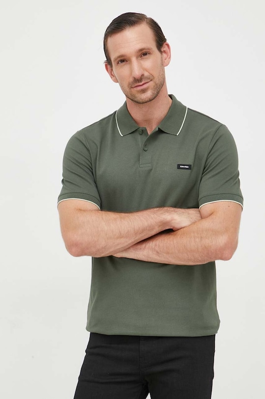 Calvin Klein polo K10K111869 zielony AW23