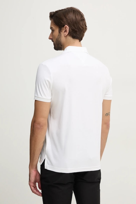 Oblečenie Bavlnené polo tričko Tommy Hilfiger MW0MW35585 biela