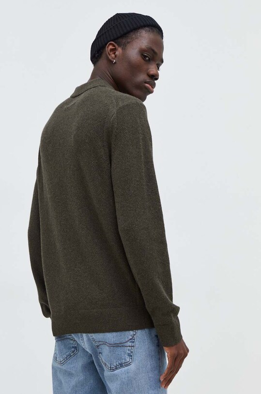 Ρούχα Πουλόβερ με προσθήκη μαλλιού Abercrombie & Fitch KI120.3291.320 πράσινο