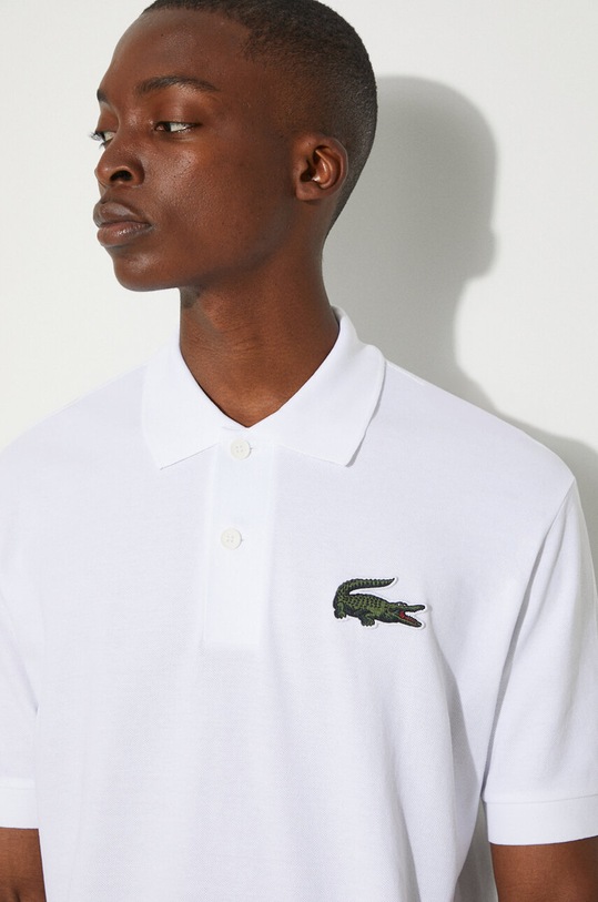 Lacoste cotton polo shirt white PH3922