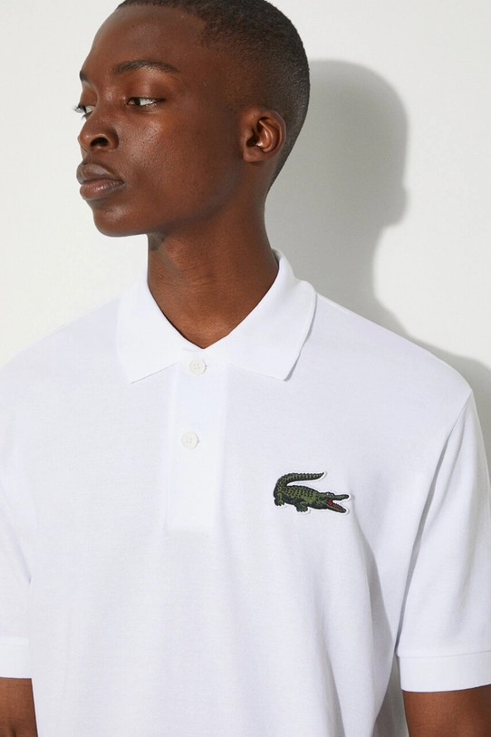 Lacoste polo de bumbac alb PH3922