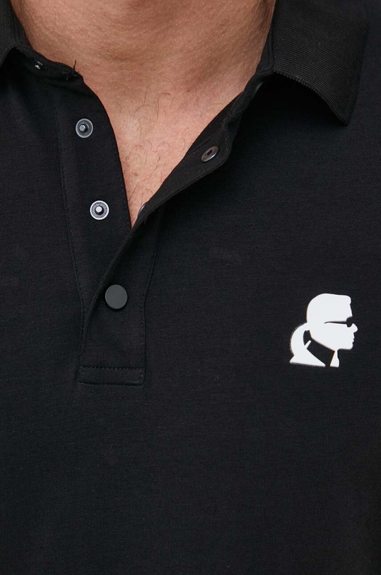Karl Lagerfeld polo 532221.745018 czarny