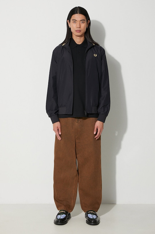 Fred Perry polo de bumbac M3.157 negru AW23