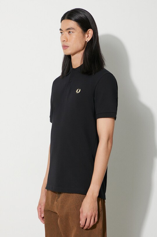 Fred Perry cotton polo shirt black M3.157