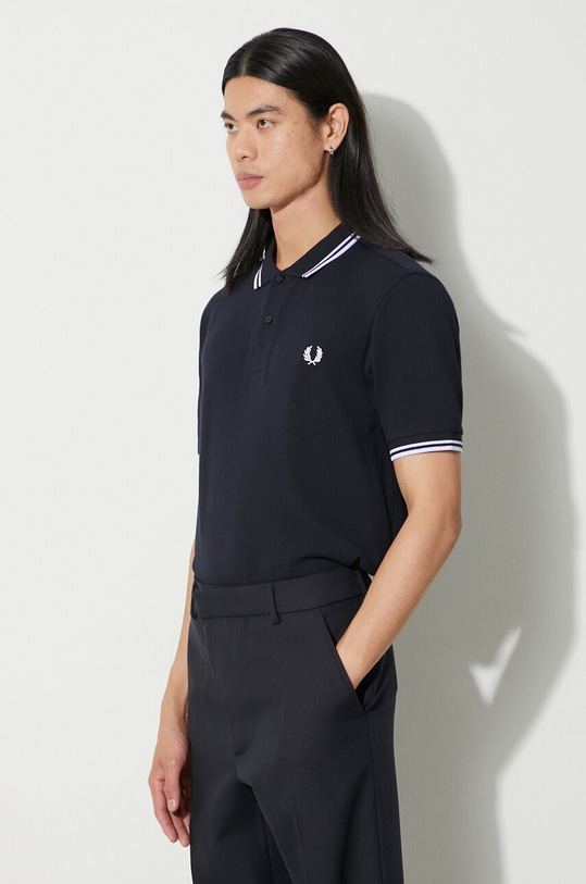 Fred Perry polo bawełniane granatowy M3600.238