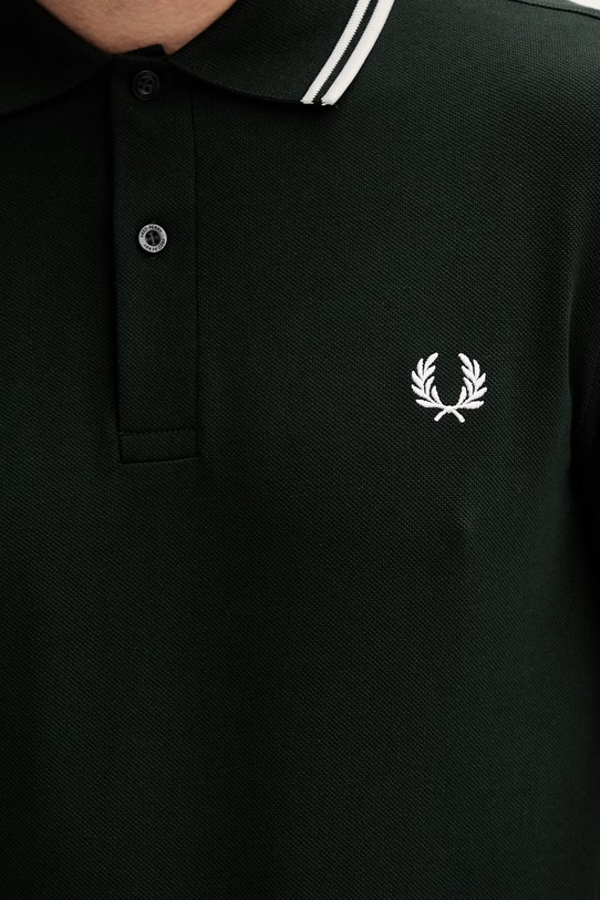 Fred Perry polo bawełniane M3600.T50 zielony