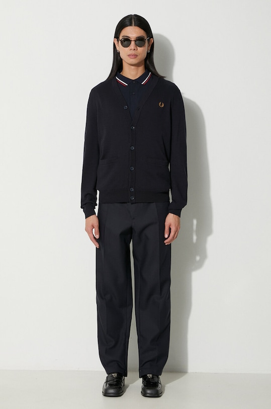 Fred Perry polo bawełniane M3600.T55 granatowy AA00