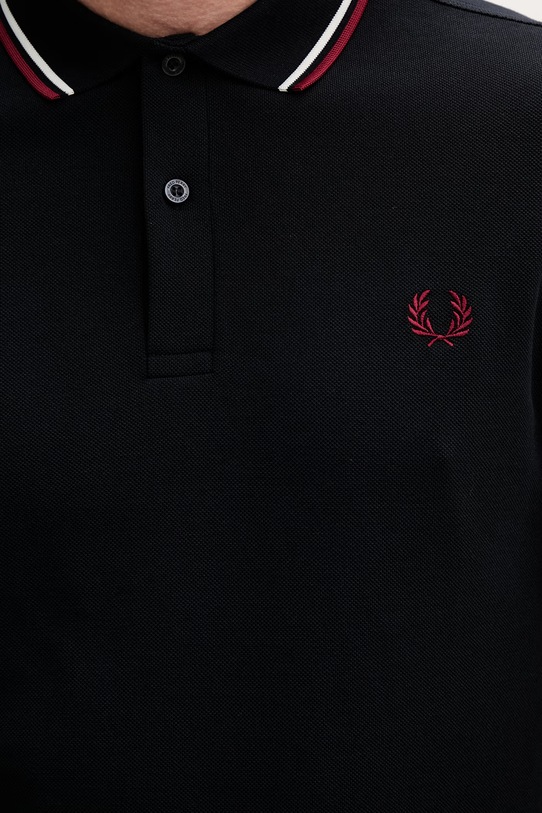 Fred Perry polo bawełniane M3600.T55 granatowy