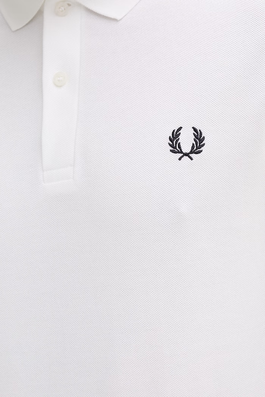 Fred Perry polo bawełniane M6000.100 biały