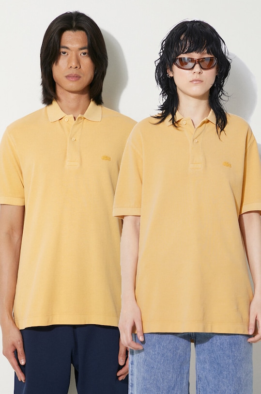 Lacoste cotton polo shirt regular orange PH3450