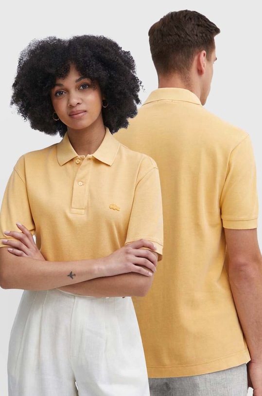Lacoste polo de bumbac uni portocaliu PH3450