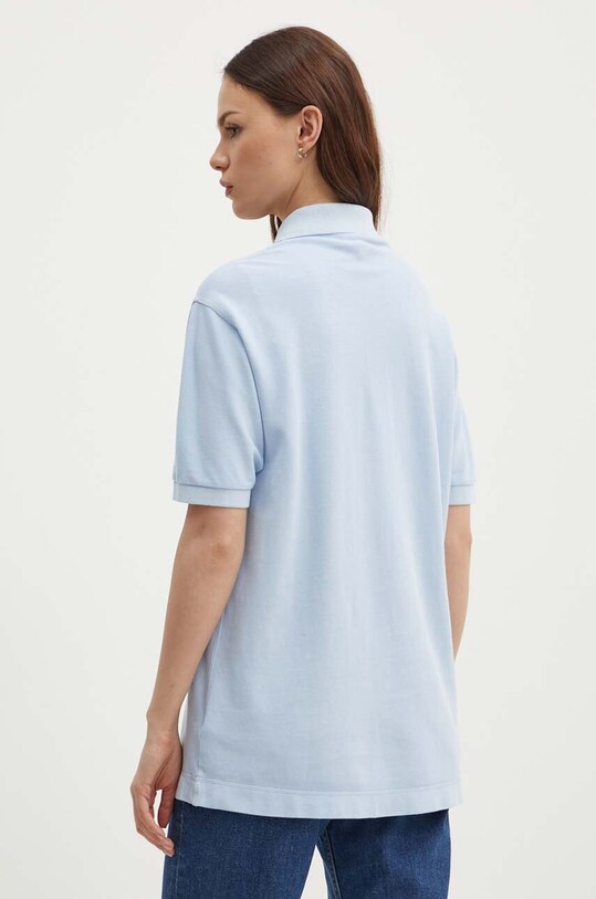 Lacoste polo de bumbac PH3450 albastru
