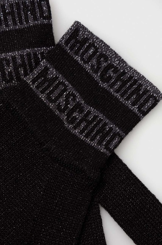 Moschino rękawiczki M2998.65357 czarny AW23