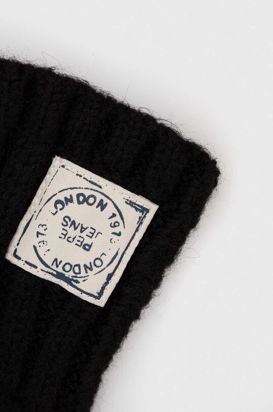 Pepe Jeans rękawiczki PL080147.999 czarny AW23