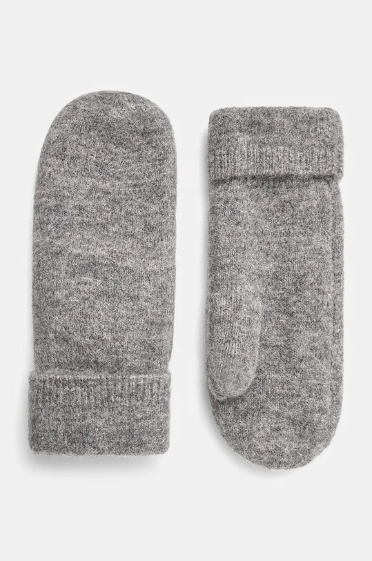 Samsoe Samsoe manusi de lana gri F21400680