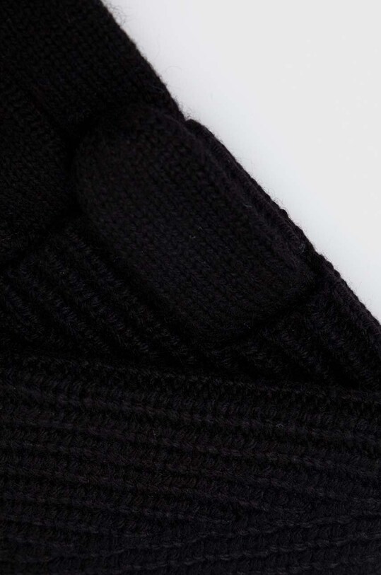 Перчатки с примесью шерсти AllSaints AS101344 чёрный AW24