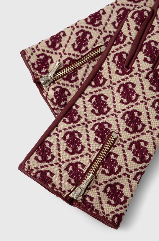 Guess rękawiczki AW9921.POL02 bordowy AW23
