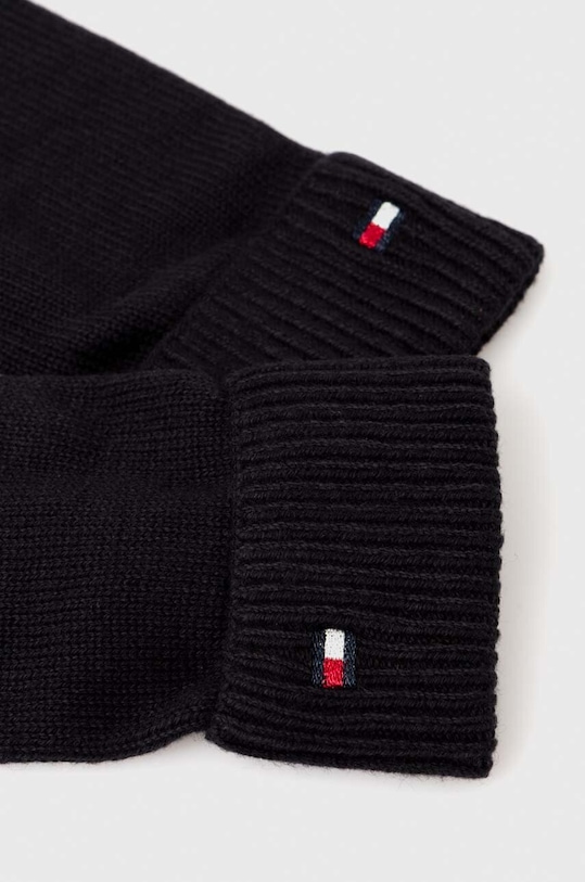 Tommy Hilfiger rękawiczki z domieszką kaszmiru AW0AW16254 czarny AW23