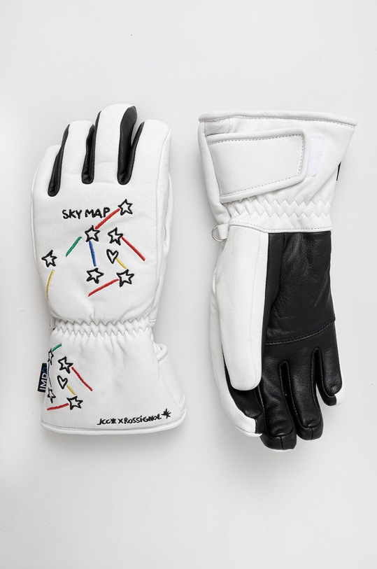 Rossignol rękawice narciarskie Sublime x JCC sporty zimowe biały RLMWG15