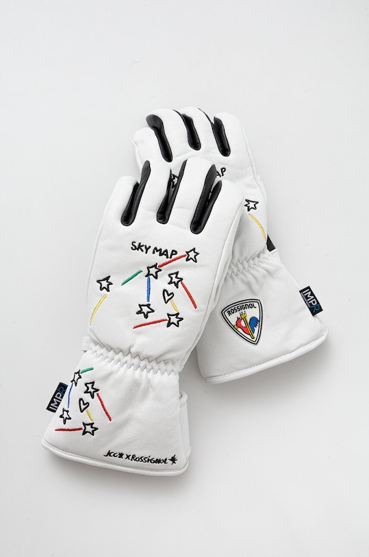 Akcesoria Rossignol rękawice narciarskie Sublime x JCC RLMWG15 biały