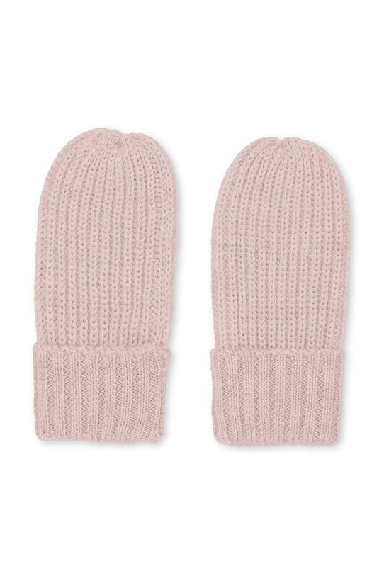 Konges Sløjd gyerek kesztyű sima rózsaszín KS5602