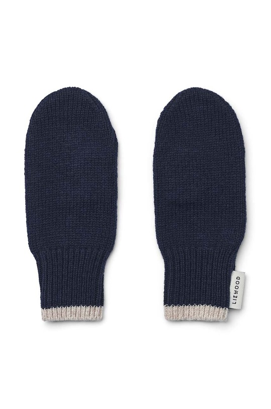 Liewood rękawiczki wełniane dziecięce wełna granatowy LW15091