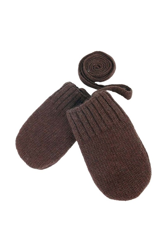 Jamiks rękawiczki niemowlęce NIKA pozostałe brązowy NIKA.Lapki.JZG303.K