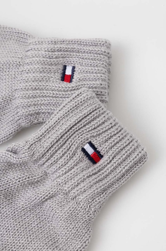 Dječje rukavice Tommy Hilfiger AU0AU01657.9BYX siva AW23