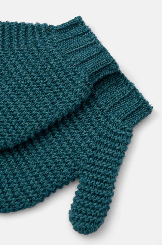 Dětské vlněné rukavice United Colors of Benetton 1244GG004.P.SEASONAL zelená AW24