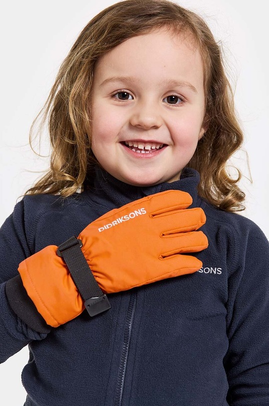 Didriksons mănuși de schi pentru copii BIGGLES GLOVES portocaliu 505033