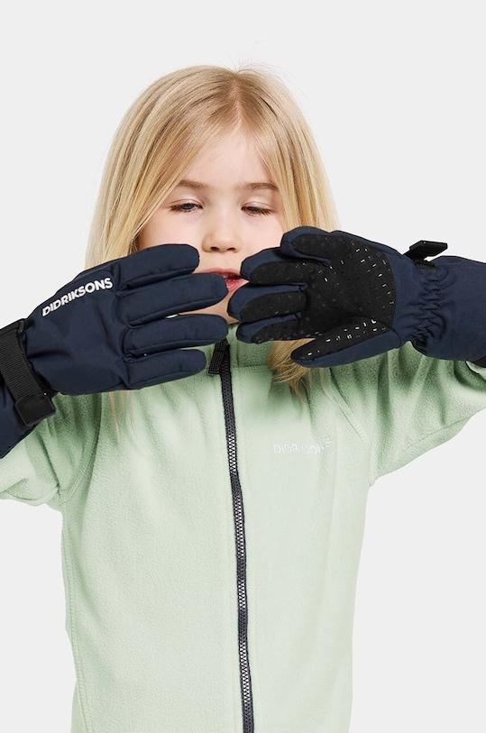 Chłopiec Didriksons rękawice narciarskie dziecięce BIGGLES GLOVES 505033 granatowy