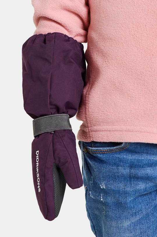 Chłopiec Didriksons rękawice narciarskie dziecięce BIGGLES MITTEN 505032 fioletowy