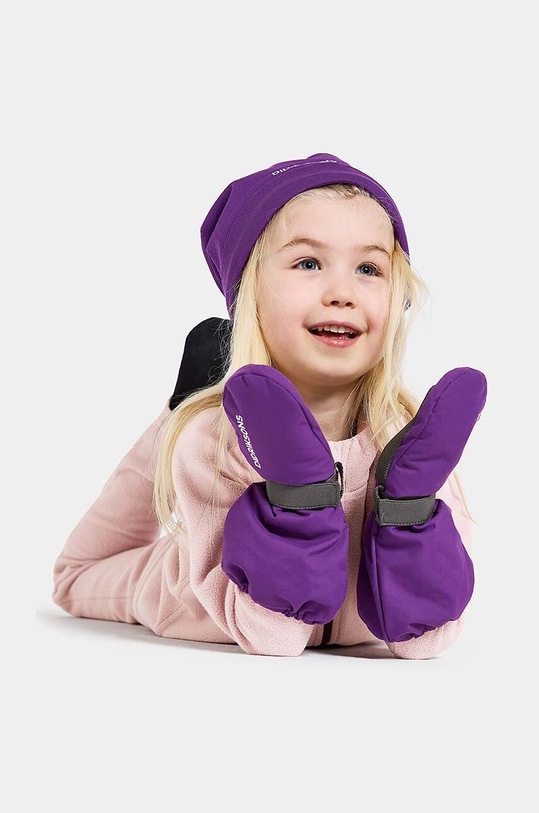 Didriksons mănuși de schi pentru copii BIGGLES MITTEN violet 505032