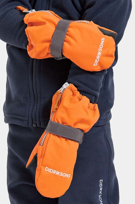 CHLAPEC Dětské lyžařské rukavice Didriksons BIGGLES ZIP MITTEN 505029 oranžová